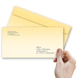 25 patterned envelopes FOUR SEASONS - AUTUMN in standard DIN long format (windowless)