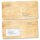Envelopes Antique & History, PARCHMENT 25 envelopes (with window) - DIN LONG (220x110 mm) | Self-adhesive | Order online! | Paper-Media