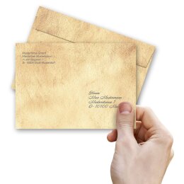 50 patterned envelopes ANTIQUE in C6 format (windowless)