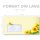 SUNFLOWERS Briefumschläge Summer CLASSIC 25 envelopes (with window), DIN LONG (220x110 mm), DLMF-8235-25