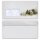 25 patterned envelopes HAPPY HOLIDAYS - EN in standard DIN long format (with windows)