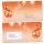 Envelopes Christmas, MERRY CHRISTMAS - EN 25 envelopes (with window) - DIN LONG (220x110 mm) | Self-adhesive | Order online! | Paper-Media