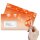 25 patterned envelopes MERRY CHRISTMAS - EN in standard DIN long format (with windows)