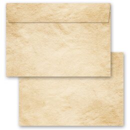 50 patterned envelopes OLD STYLE in C6 format (windowless) Antique & History, Colored, Paper-Media