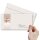 25 patterned envelopes HAPPY HOLIDAYS - MOTIF in standard DIN long format (windowless)