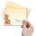50 patterned envelopes FLOWER PETALS in C6 format (windowless)