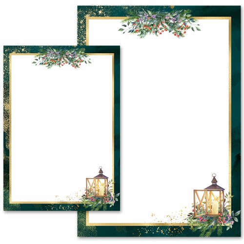 Motif Letter Paper! ADVENT NIGHT Christmas, Christmas feast, Paper-Media