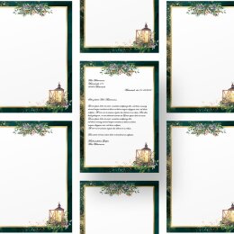 Motif Letter Paper! ADVENT NIGHT 20 sheets DIN A4
