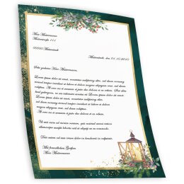 Motif Letter Paper! ADVENT NIGHT 100 sheets DIN A4