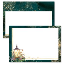 25 enveloppes à motifs au format C6 - NUIT DE LAVENT (sans fenêtre) Noël, Contemplation, Paper-Media