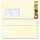25 patterned envelopes HAPPY CHRISTMAS in standard DIN long format (with windows)