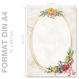 WINTER MOMENTS Briefpapier Christmas feast CLASSIC 250 sheets, DIN A4 (210x297 mm), A4C-8365-250