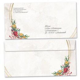 Briefumschläge Weihnachten, WINTERMOMENTE 10 Briefumschläge (ohne Fenster) - DIN LANG (220x110 mm) | selbstklebend | Online bestellen! | Paper-Media