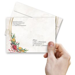 MOMENTS DHIVER Briefumschläge Fête de Noël CLASSIC 100 enveloppes, DIN C6 (162x114 mm), C6-8365-100