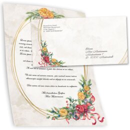 Briefpapier Set WINTERMOMENTE - 40-tlg. DL (ohne Fenster)