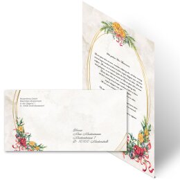 Briefpapier Set WINTERMOMENTE - 100-tlg. DL (ohne Fenster)