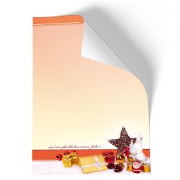 20 fogli di carta da lettera decorati Natale BELLO NATALE DIN A4 - Paper-Media