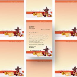 Motif Letter Paper! BEAUTIFUL CHRISTMAS 100 sheets DIN A4