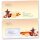 25 patterned envelopes BEAUTIFUL CHRISTMAS in standard DIN long format (with windows)