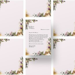 Motif Letter Paper! FLOWER NEST 50 sheets DIN A4