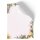 Briefpapier - Motiv BLUMENNEST | Blumen & Blüten | Hochwertiges DIN A4 Briefpapier - 50 Blatt | 90 g/m² | einseitig bedruckt | Online bestellen!