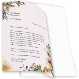 Briefpapier BLUMENNEST - DIN A4 Format 100 Blatt