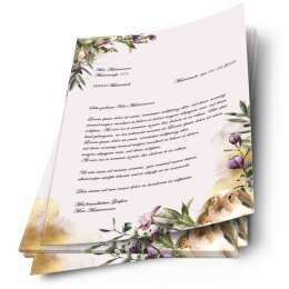 Motif Letter Paper! FLOWER NEST 100 sheets DIN A4