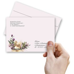 FLOWER NEST Briefumschläge Spring motif CLASSIC 10 envelopes, DIN C6 (162x114 mm), C6-8366-10