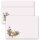 10 patterned envelopes FLOWER NEST in C6 format (windowless) Flowers & Petals, Animals, Spring motif, Paper-Media