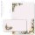 20-pc. Complete Motif Letter Paper-Set FLOWER NEST
