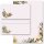40-pc. Complete Motif Letter Paper-Set FLOWER NEST Flowers & Petals, Animals, Easter paper, Paper-Media