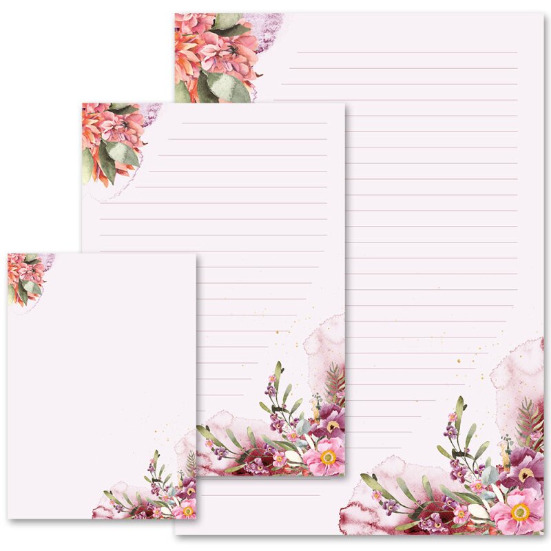 Motif Paper Stationery Paper Cherry Blossoms 100 Sheets DIN A4