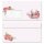 25 patterned envelopes FLOWER TIME in standard DIN long format (with windows) Flowers & Petals, Summer, Paper-Media