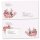 Enveloppes Fleurs & Pétales, LHEURE DES FLEURS 50 enveloppes (avec fenêtre) - DIN LANG (220x110 mm) | Auto-adhésif | Commander en ligne! | Paper-Media