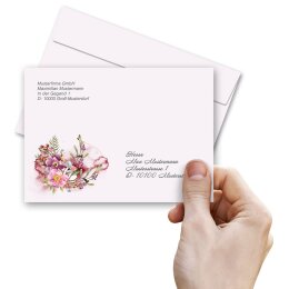 FLOWER TIME Briefumschläge Summer CLASSIC 10 envelopes, DIN C6 (162x114 mm), C6-8368-10
