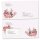 50 patterned envelopes FLOWER TIME in C6 format (windowless)