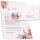 40-pc. Complete Motif Letter Paper-Set FLOWER TIME