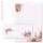 200-pc. Complete Motif Letter Paper-Set FLOWER TIME