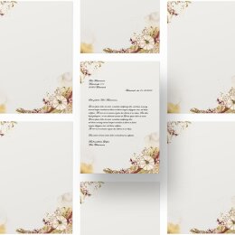 Motif Letter Paper! AUTUMN GARDEN 100 sheets DIN A4
