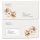 Envelopes Flowers & Petals, Seasons - Autumn, AUTUMN GARDEN 50 envelopes (with window) - DIN LONG (220x110 mm) | Self-adhesive | Order online! | Paper-Media