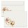 10 patterned envelopes AUTUMN GARDEN in C6 format (windowless) Flowers & Petals, Seasons - Autumn, Wildflowers, Paper-Media