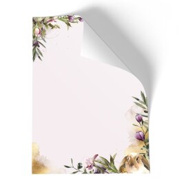 Stationery-Motif FLOWER NEST | Flowers & Petals, Animals | High quality Stationery DIN A5 - 250 Sheets | 90 g/m² | Printed on one side | Order online! | Paper-Media