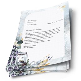 Papier à motif BOUGIE DHIVER 20 feuilles DIN A4