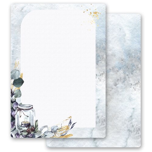 Briefpapier WINDLICHT - DIN A4 Format 100 Blatt Weihnachten, Winter, Paper-Media