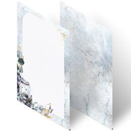 WINDLICHT Briefpapier Winter ROUNDED 100 Blatt Briefpapier, DIN A4 (210x297 mm), A4R-7002-100