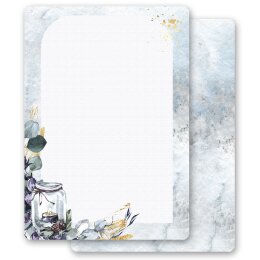 Motif Letter Paper! WINTER CANDLE 50 sheets DIN A5...
