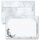 100 patterned envelopes WINTER CANDLE in C6 format (windowless) Christmas, Nostalgia, Paper-Media