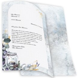 Motif Letter Paper-Sets WINTER CANDLE