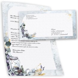 Motiv-Briefpapier Set WINDLICHT - 40-tlg. DL (ohne Fenster)