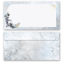 WINDLICHT Briefpapier Sets Briefpapier mit Umschlag ROUNDED Briefpapier Set, 100 tlg., DIN A4 & DIN LANG im Set., SOR-7002-100